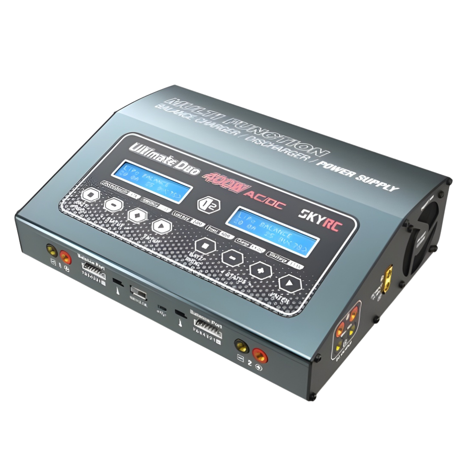 SkyRC D400 Ultimate Duo Charger Discharger Power Supply 400W 1-7S SK-100123