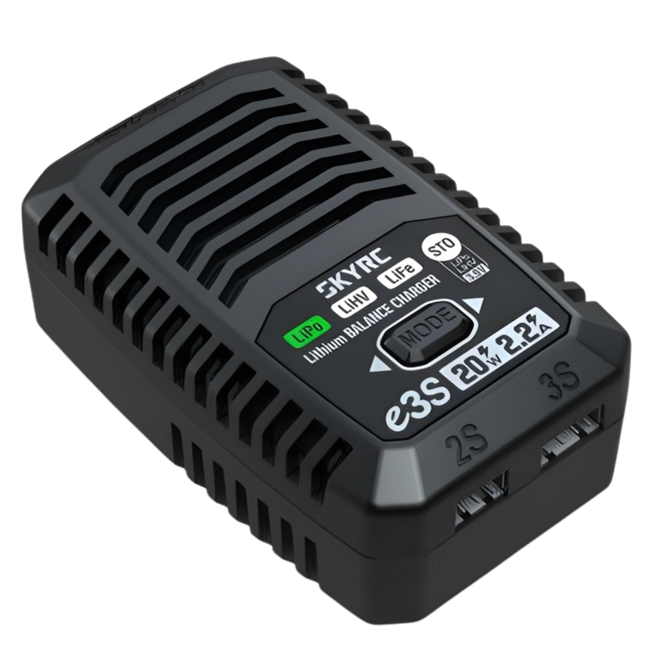 SkyRC E3S LiPo Charger 2S 3S 2.2A 20W Compact Balance SK-100219