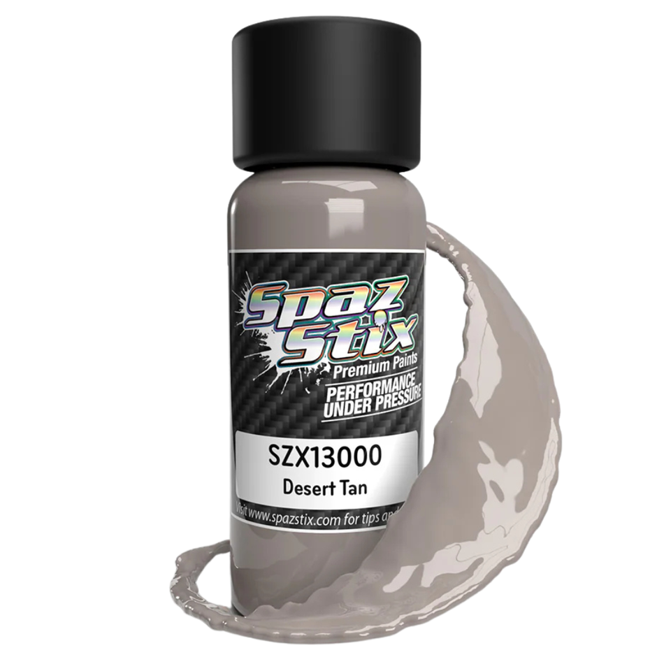 Spaz Stix Desert Tan Airbrush Ready Paint 2oz 59ml Bottle SZX13000