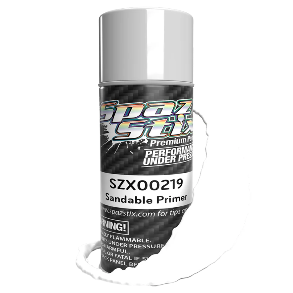 Spaz Stix Extreme White Primer Aerosol Paint 3.5oz 104ml Can SZX00219