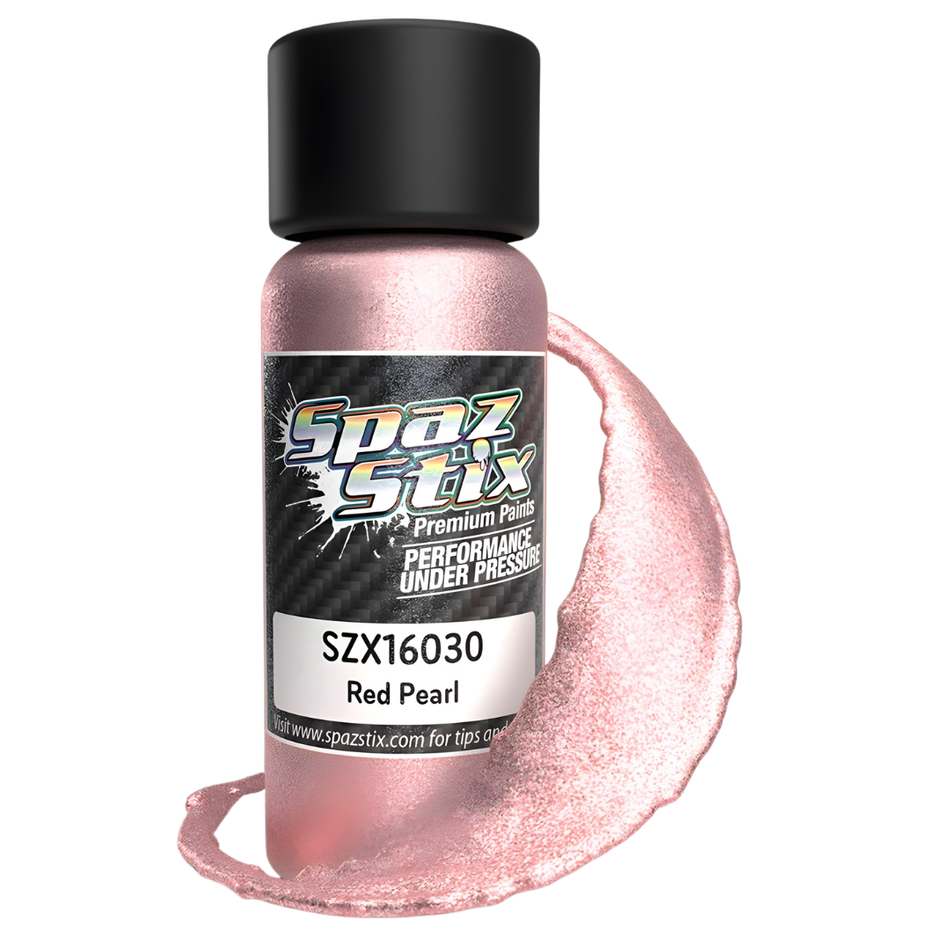 Spaz Stix Red Pearl Airbrush Paint 59ml Polycarbonate RC SZX16030