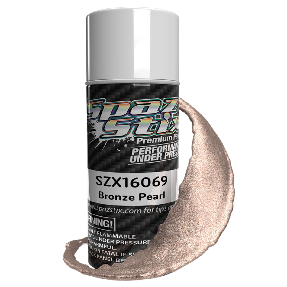 Spaz Stix Bronze Pearl Paint, Aerosol 3.5oz 104ml Can SZX16069