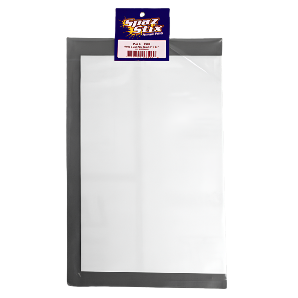 Spaz Stix Clear Polycarbonate Sheet .030" 203 x 304mm SZX95030