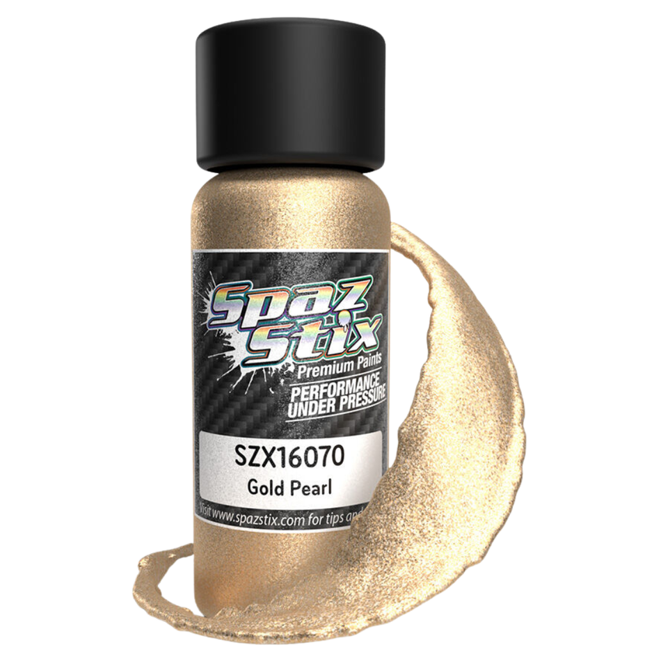 Spaz Stix Gold Pearl Airbrush Ready Polycarbonate RC Body Paint 59ml SZX16070