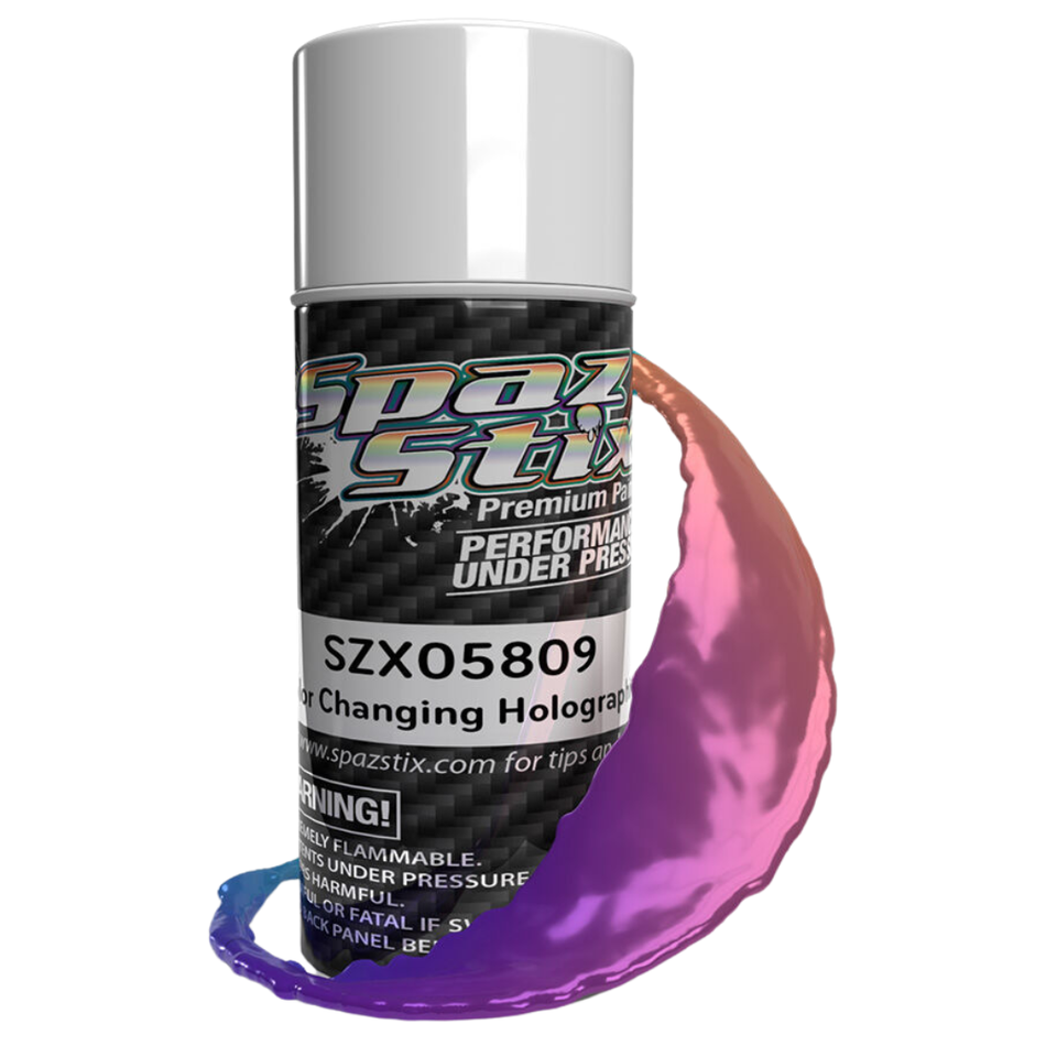 Spaz Stix Color Change Holographic Paint, Aerosol 3.5oz 104ml Can SZX05809