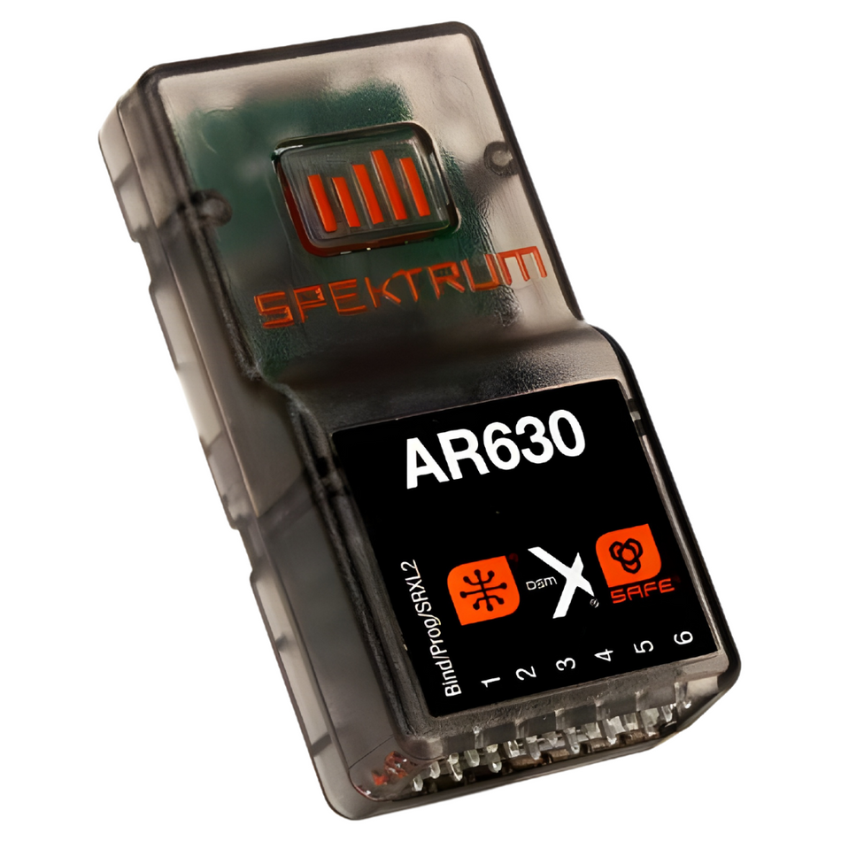 Spektrum AR630 DSMX 6-Channel AS3X & SAFE Receiver w/ MEMS Gyro SPMAR630