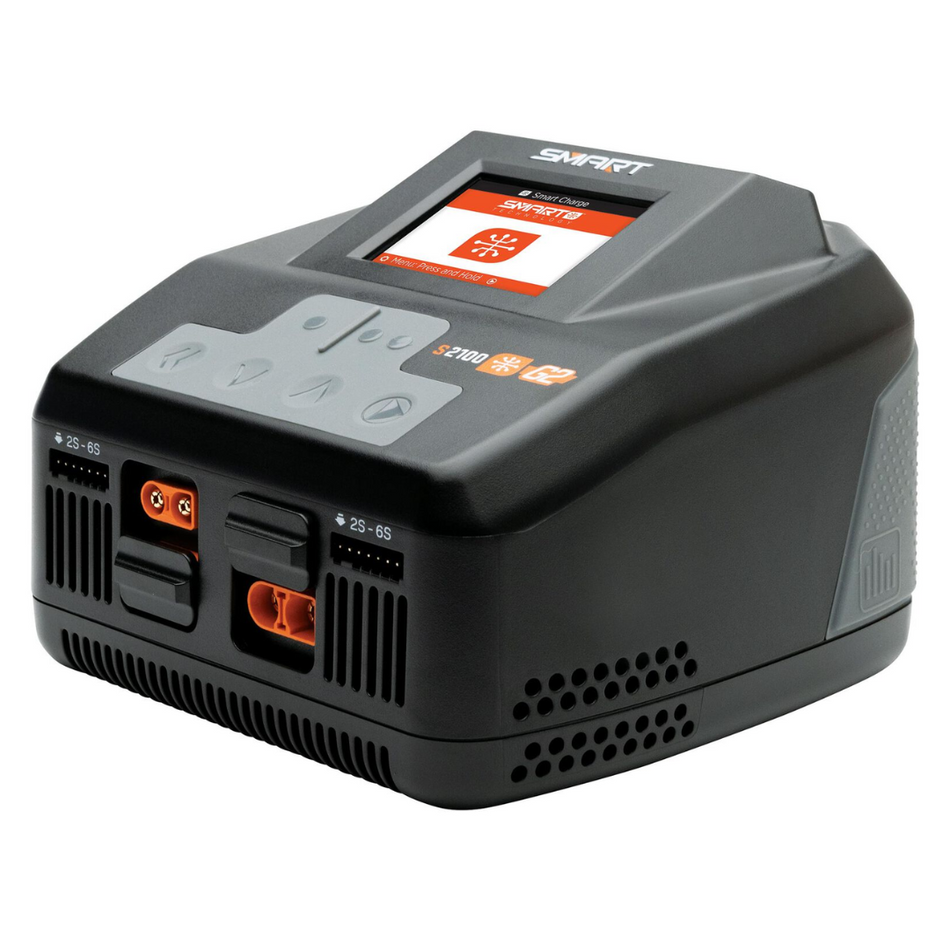 Spektrum S2100 G2 2x100W AC Smart Charger for Dual LiPo NiMh Battery SPMXC2000