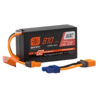 Spektrum 810mAh 2S 7.4V Smart G2 50C LiPo Battery IC2 SPMX812SH2