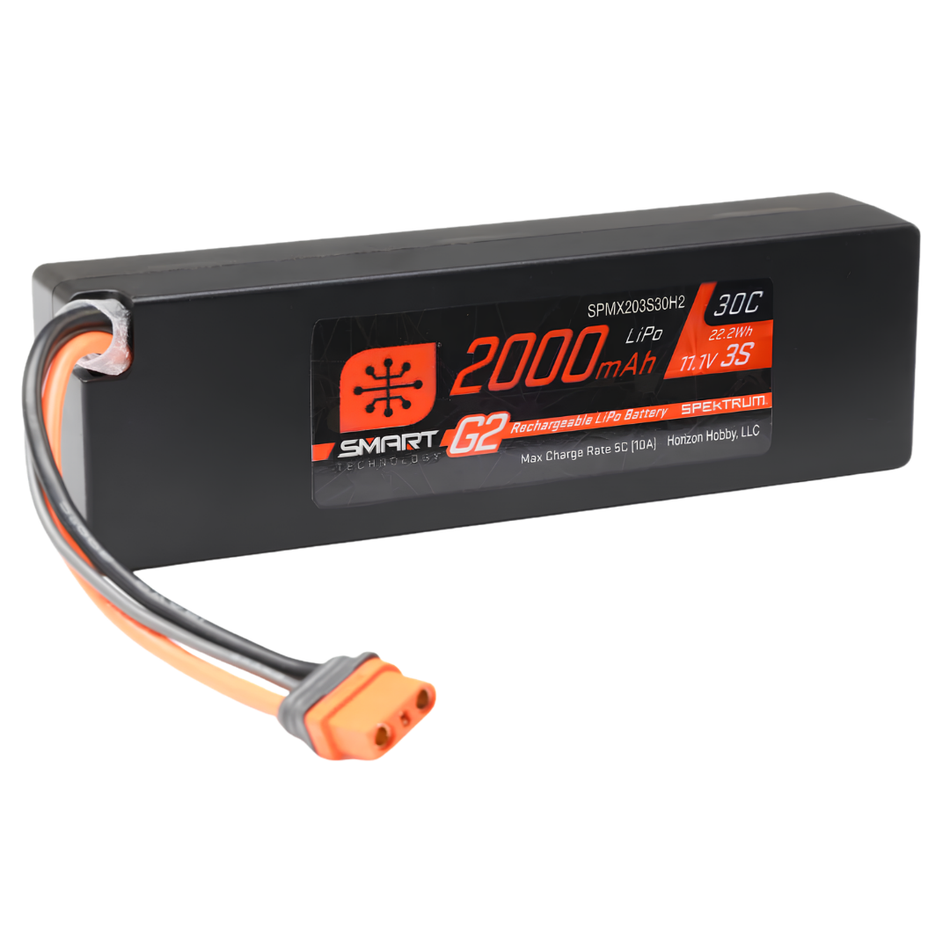 Spektrum Smart G2 LiPo Battery 3S 11.1V 2000mAh 30C IC2 SPMX203S30H2