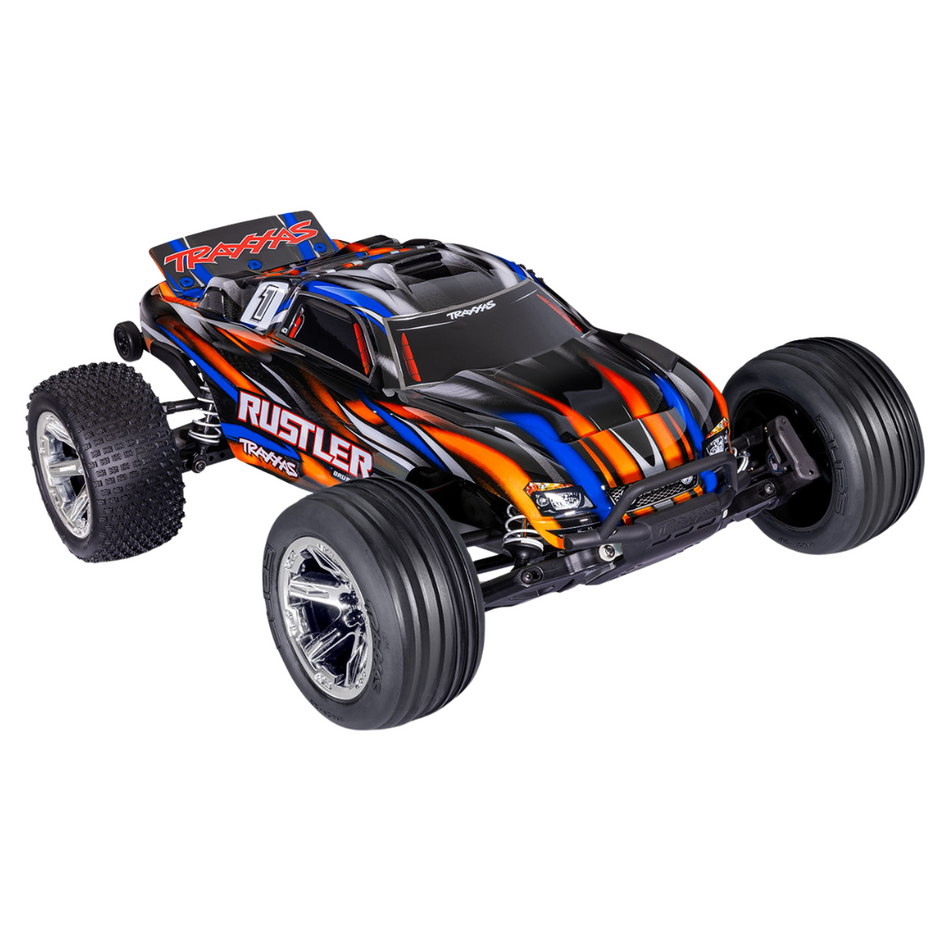 TRAXXAS Rustler 2WD BL2S HD 1/10 Stadium Truck 37354-4ORANGE