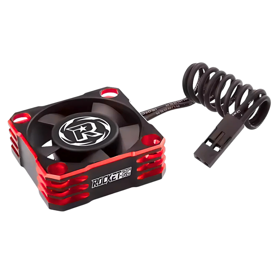 Surpass Aluminium Cooling Fan 30x30mm 28000RPM Black/Red SUR-360003-11