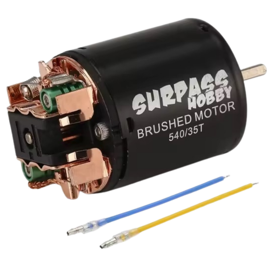 Surpass 540 Brushed Motor 3-Slot 35T 13000RPM Shaft 3.175x12mm SUR05400022