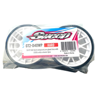 Sweep 1 8 GT D Compound Racing Slick 40 Premounted White Wheels 2 SW-GT2-D40WP