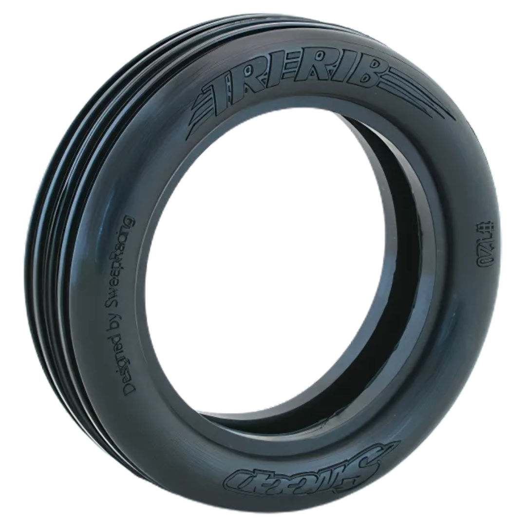 Sweep Tri-Rib 1/10 2WD Front Tyres Silver Compound Ultra Soft 2pc SW-1 ...