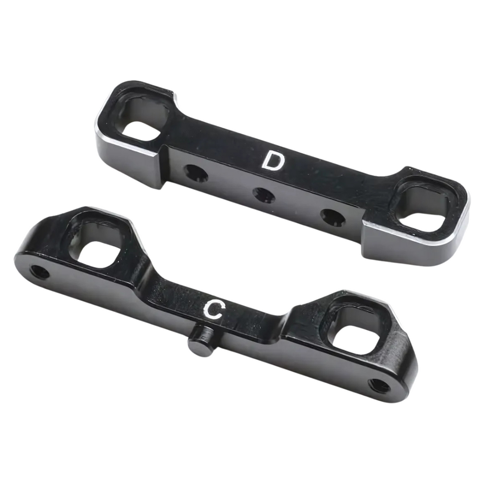 TLR Adjustable C and D Pivot Set Black Suits 22S Sprint Car TLR-1055