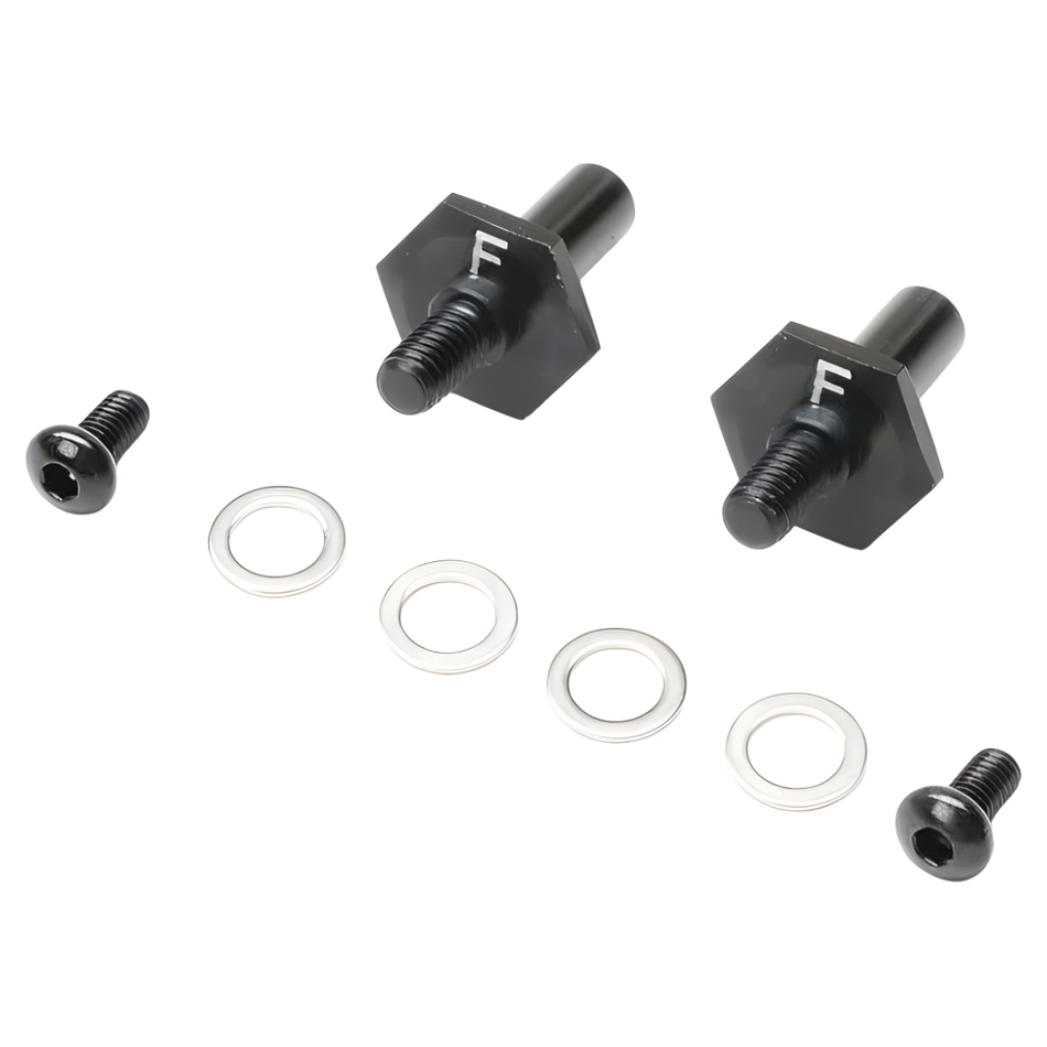 TLR Aluminium Front Axle Set Black 22S Sprint Car TLR-1054