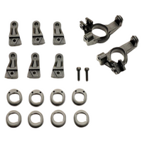 TLR Front Spindle Set, 22 5.0 234106