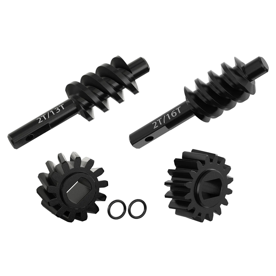 TREAL 2/13T 2/16T Overdrive Diff Worm Gear Set 1/30 Axial SCX30 X0056MDE1Z