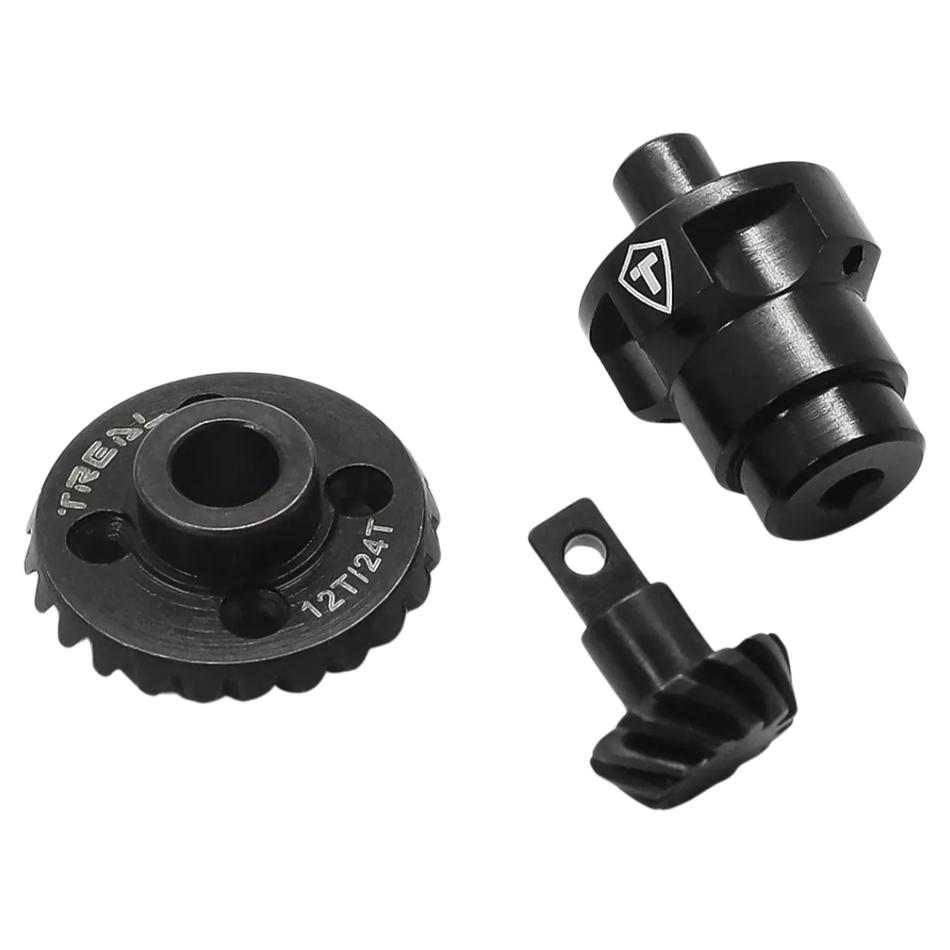 Treal FCX24 FCX18 Hardened Steel 12T/24T Diff Ring Pinion Gears X003KO4LSV