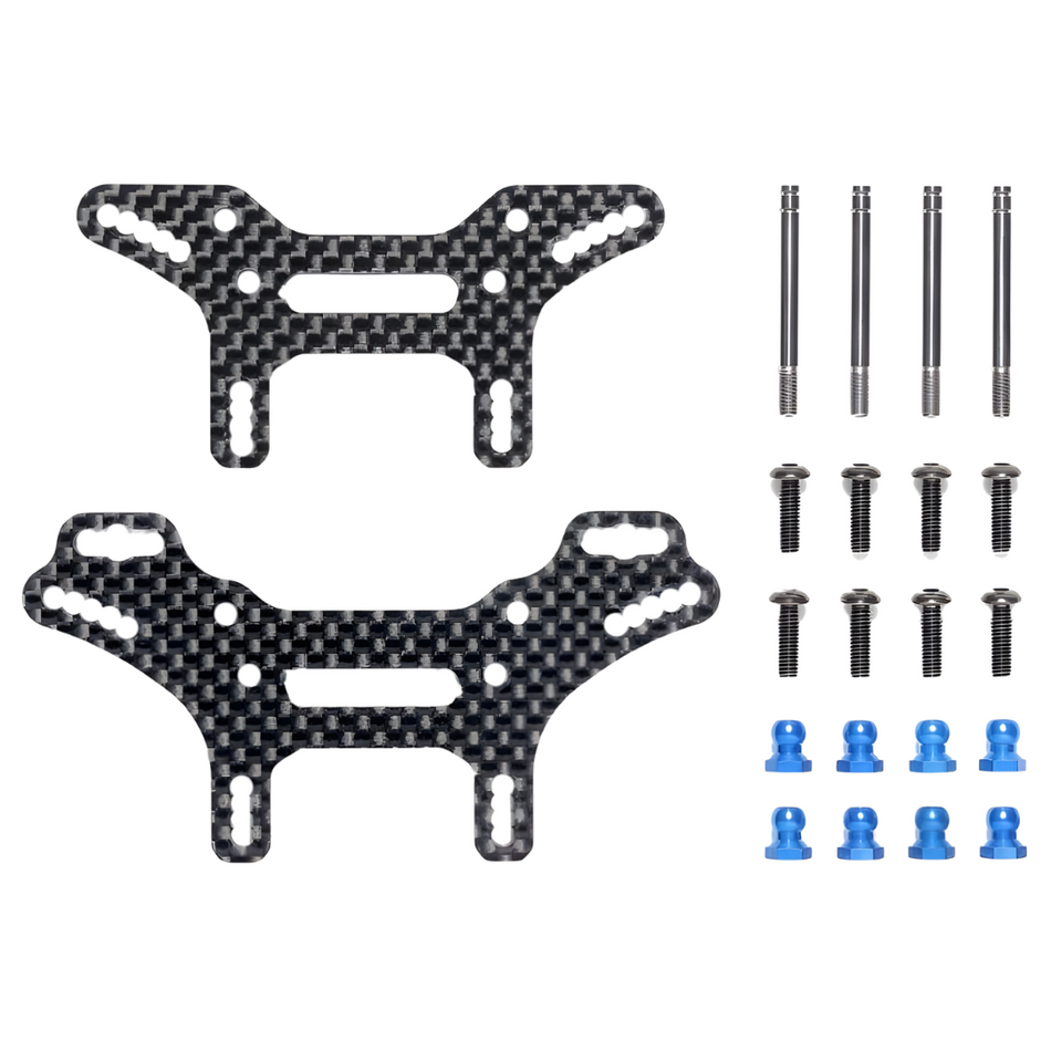 Tamiya XV-02 Short Carbon Damper Stay Set (OP-2076) 22076