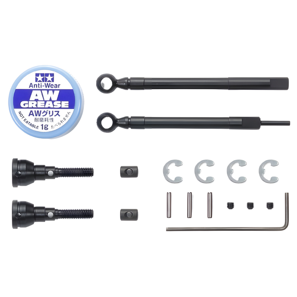 Tamiya CC02 CC-02 Front Universal Drive Shafts LR Metal (OP-1984) 54984