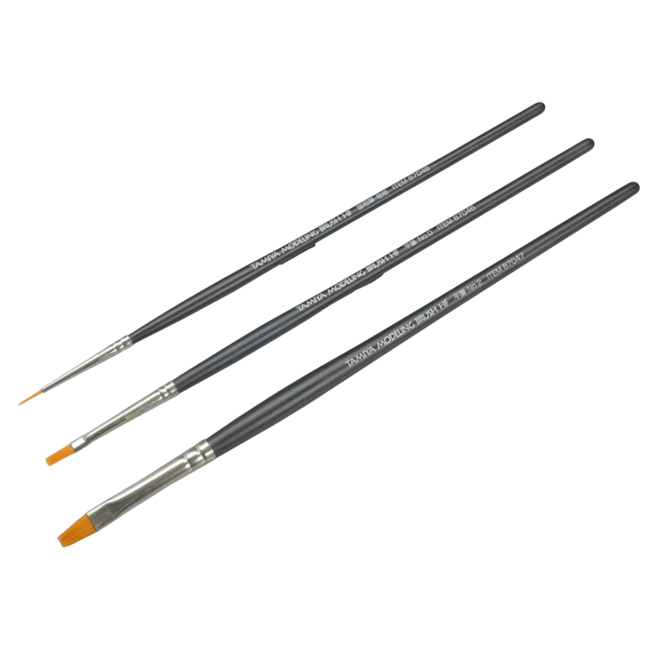 Tamiya Standard Model Hobby Paint Brush Set 3pcs HF 87067