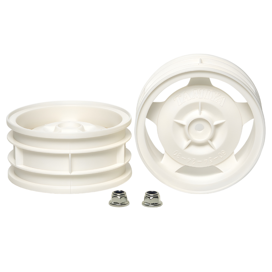 Tamiya DF-02 4WD Front Star Dish RC Buggy Wheel Set (2pcs) (OP-89) 53089