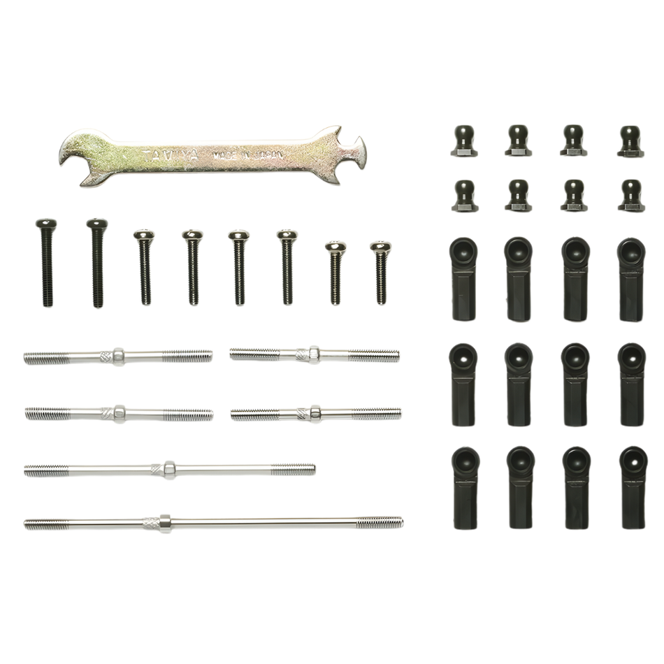 Tamiya DT-02 Turnbuckle Suspension Arm & Tie Rod Set (OP-828) 53828