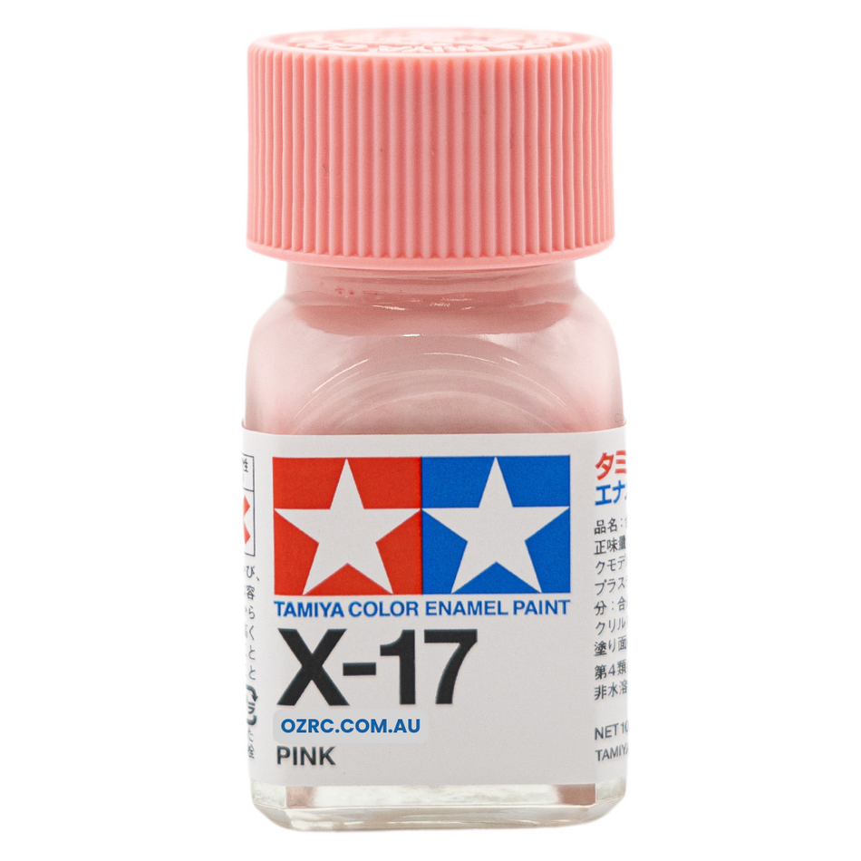 Tamiya Enamel Paint X-17 Gloss Pink 10ml 80017