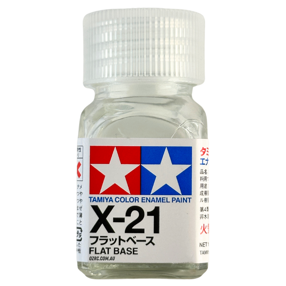 Tamiya Enamel Paint X-21 Flat Base 10ml 80021