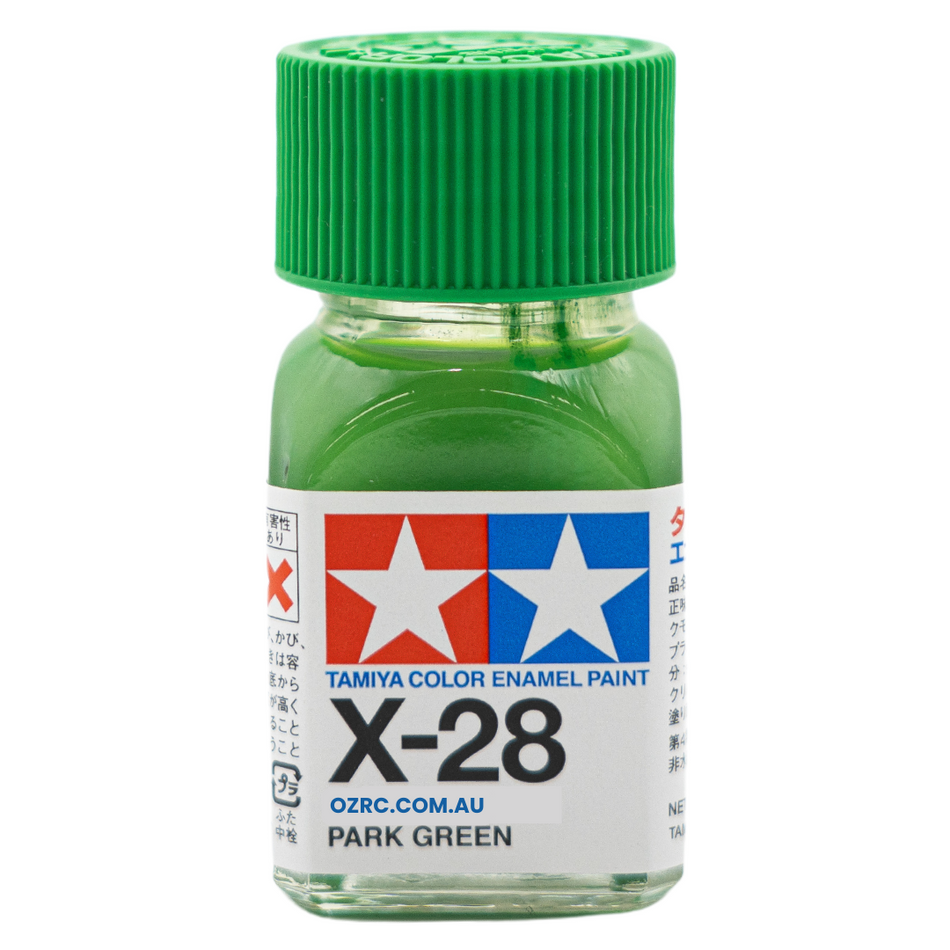 Tamiya Enamel Paint X-28 Gloss Park Green 10ml 80028