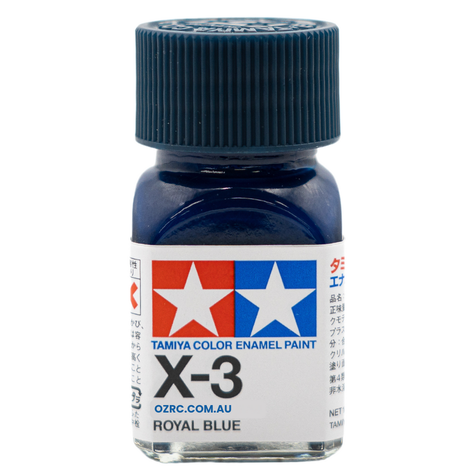 Tamiya Enamel Paint X-3 Gloss Royal Blue 10ml 80003