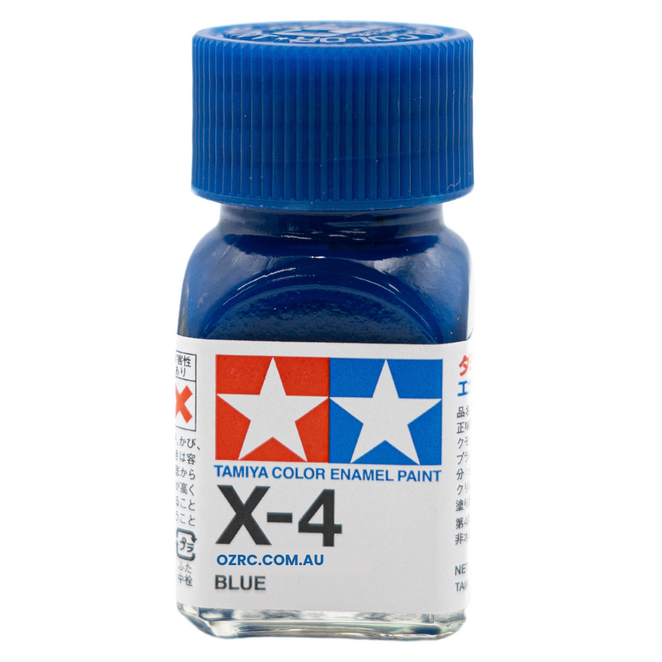 Tamiya Enamel Paint X-4 Gloss Blue 10ml 80004