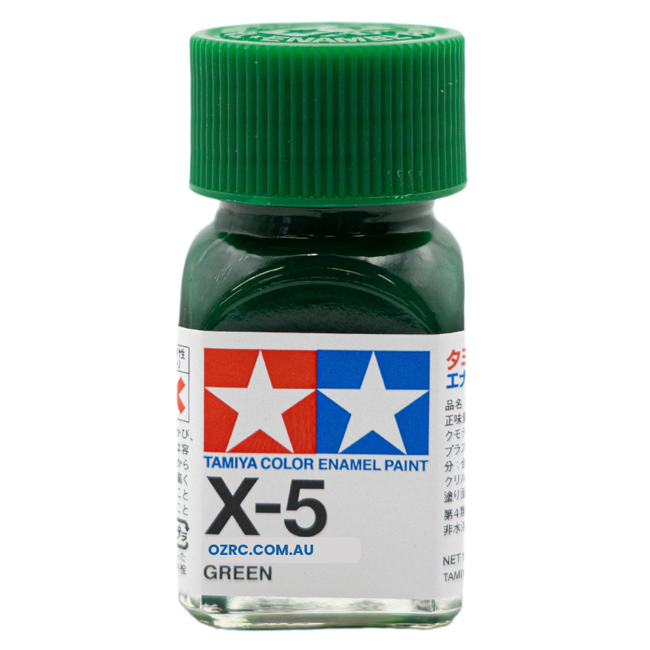 Tamiya Enamel Paint X-5 Gloss Green 10ml 80005