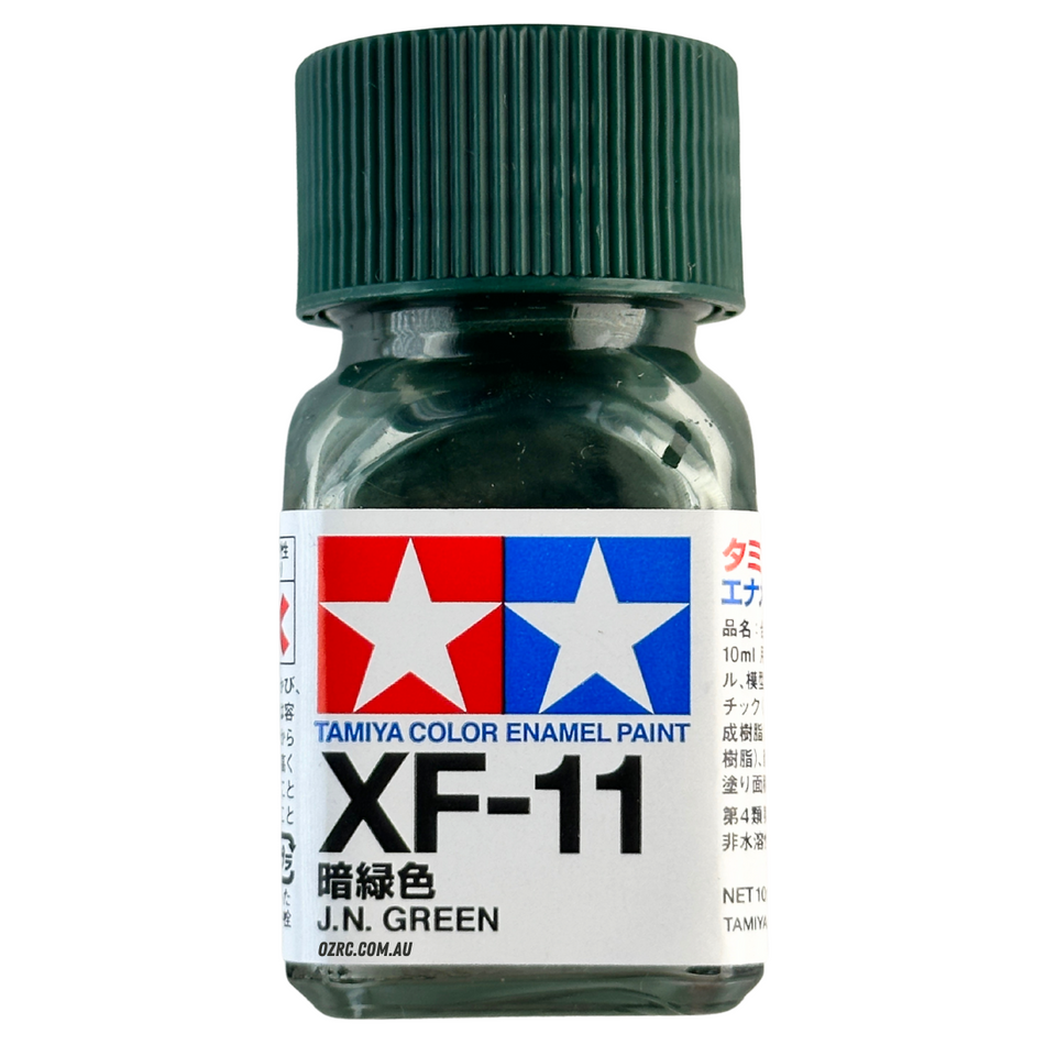 Tamiya Enamel Paint XF-11 Flat J.N Green 10ml 80311