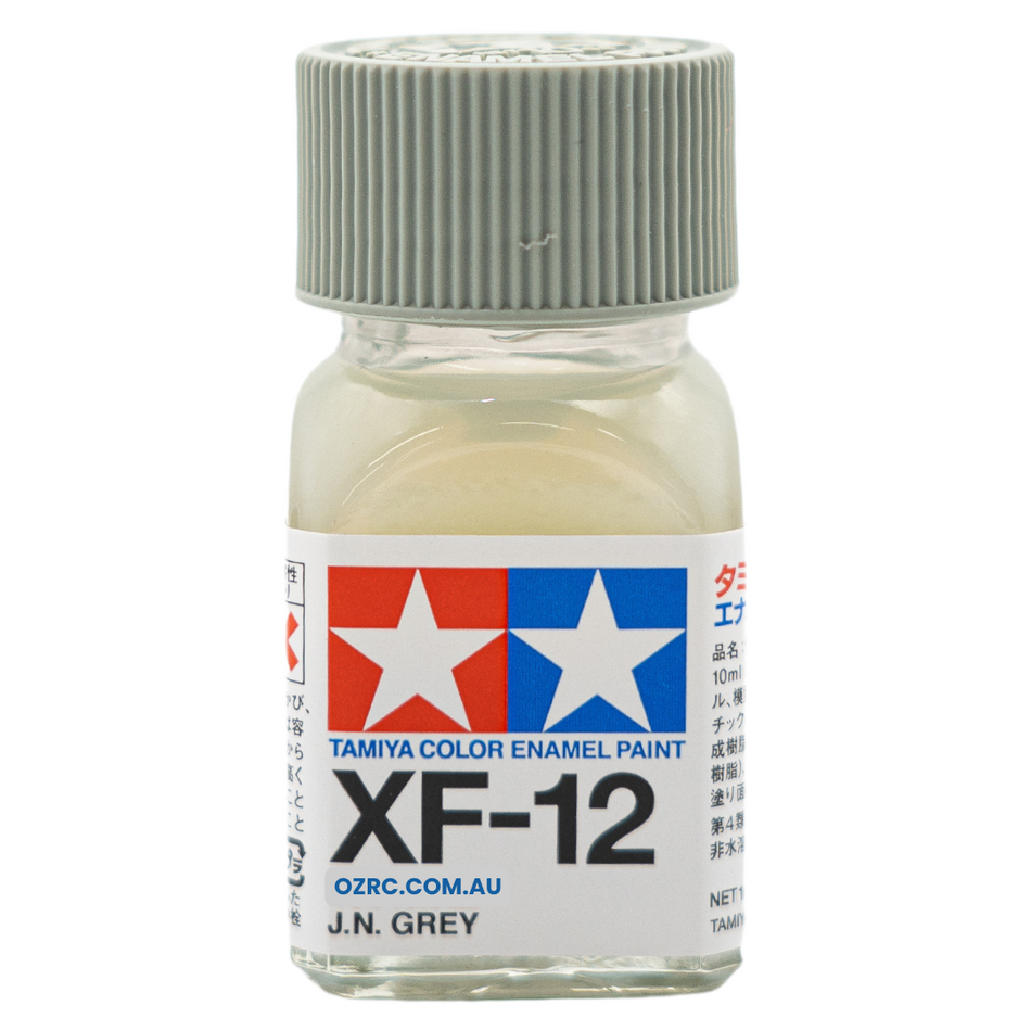 Tamiya Enamel Paint XF-12 Flat J.N Grey 10ml 80312