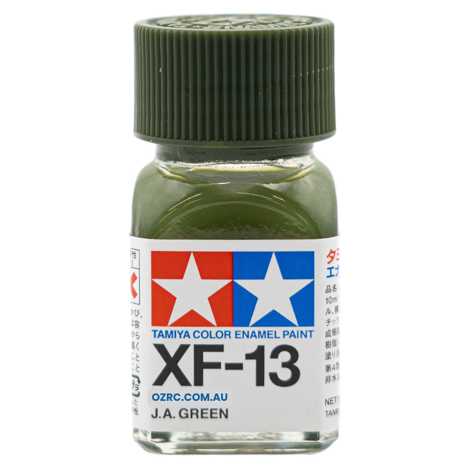 Tamiya Enamel Paint XF-13 Flat J.A. Green 10ml 80313