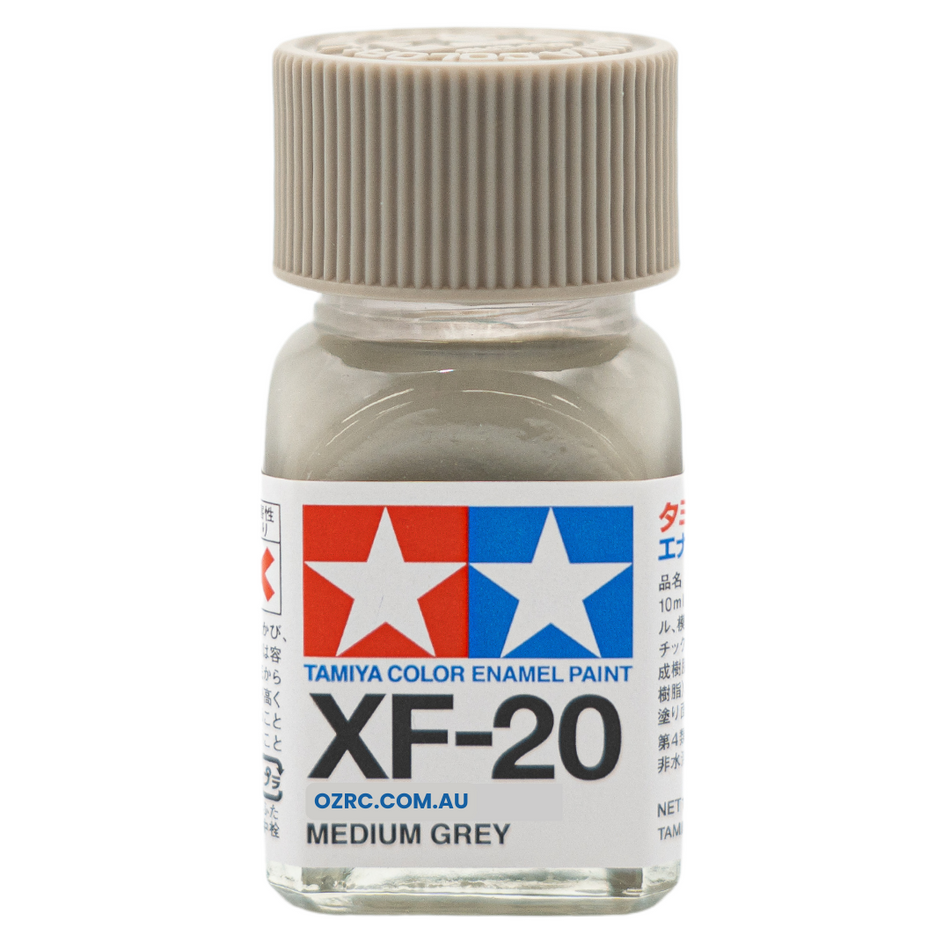 Tamiya Enamel Paint XF-20 Flat Medium Grey 10ml 80320