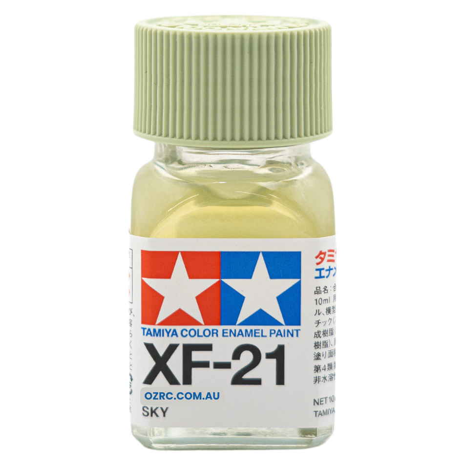 Tamiya Enamel Paint XF-21 Flat Sky 10ml 80321