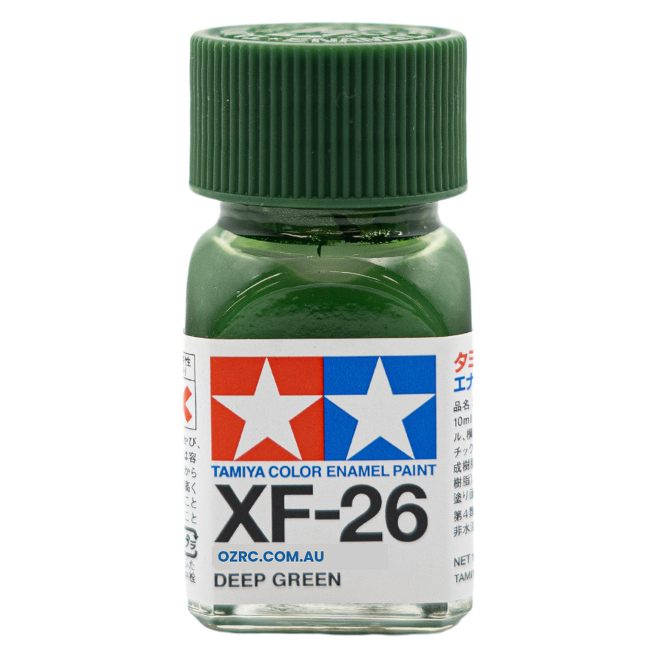 Tamiya Enamel Paint XF-26 Flat Deep Green 10ml 80326