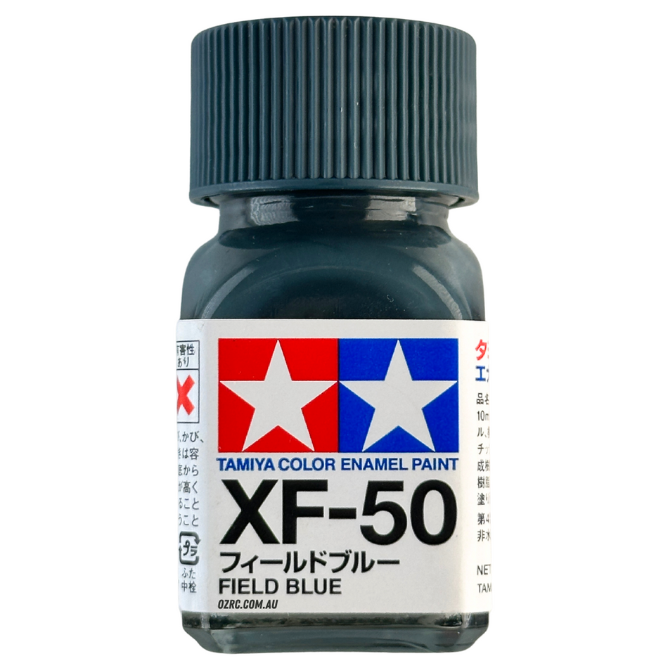 Tamiya Enamel Paint XF-50 Flat Field Blue 10ml 80350