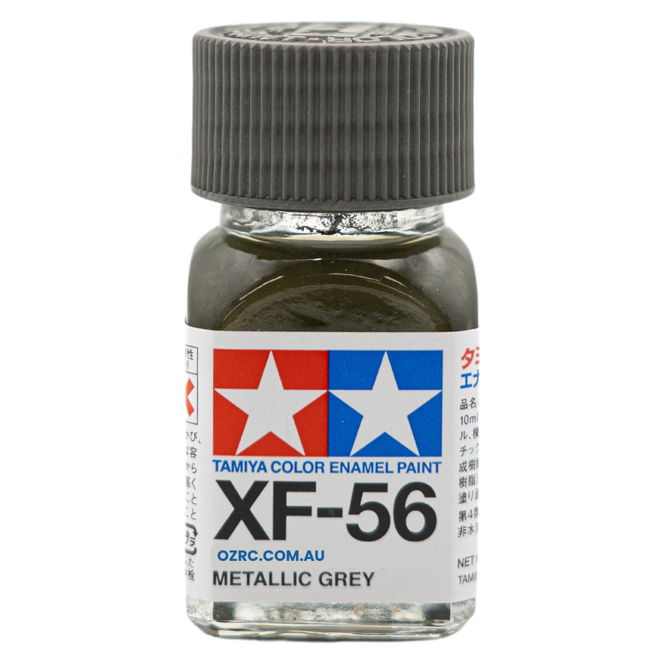 Tamiya Enamel Paint XF-56 Flat Metal Grey 10ml 80356