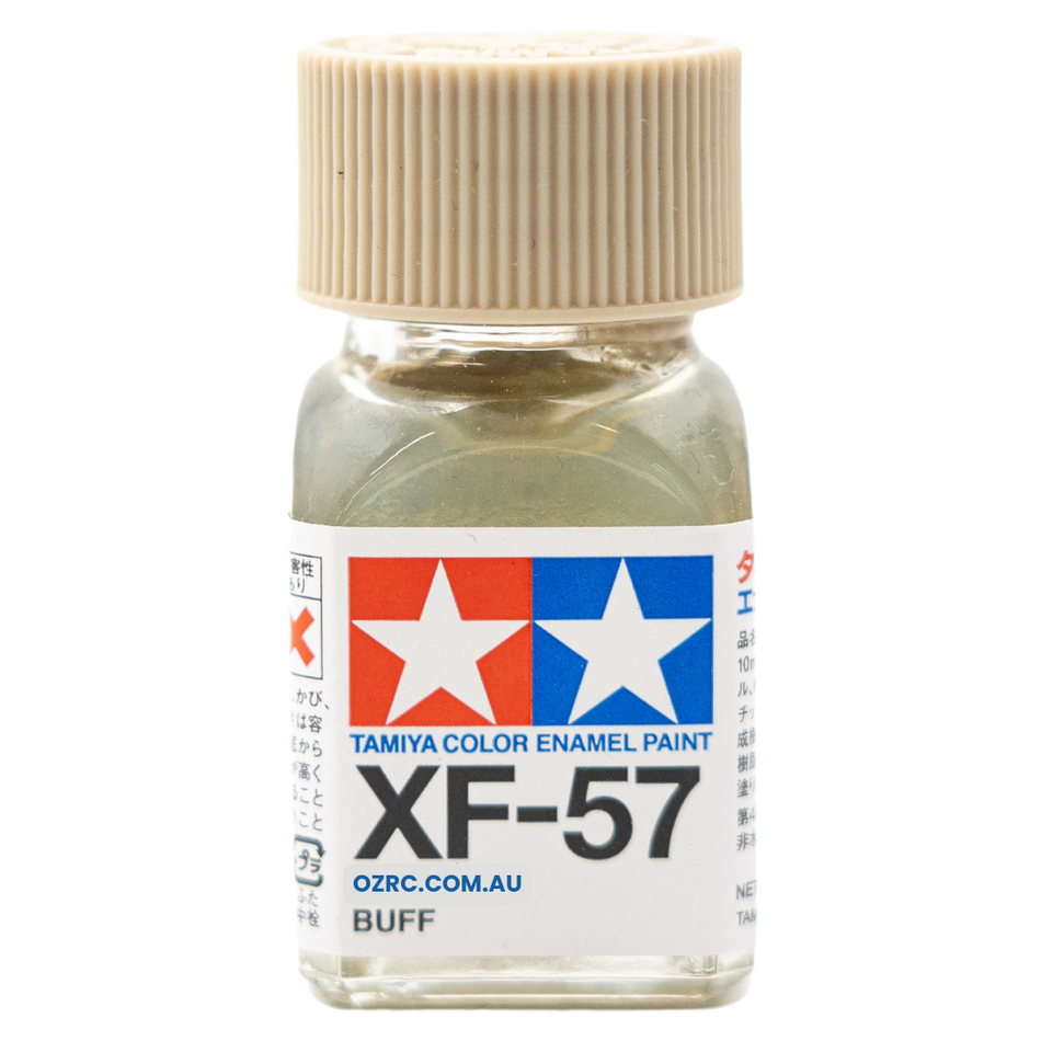 Tamiya Enamel Paint XF-57 Flat Buff 10ml 80357