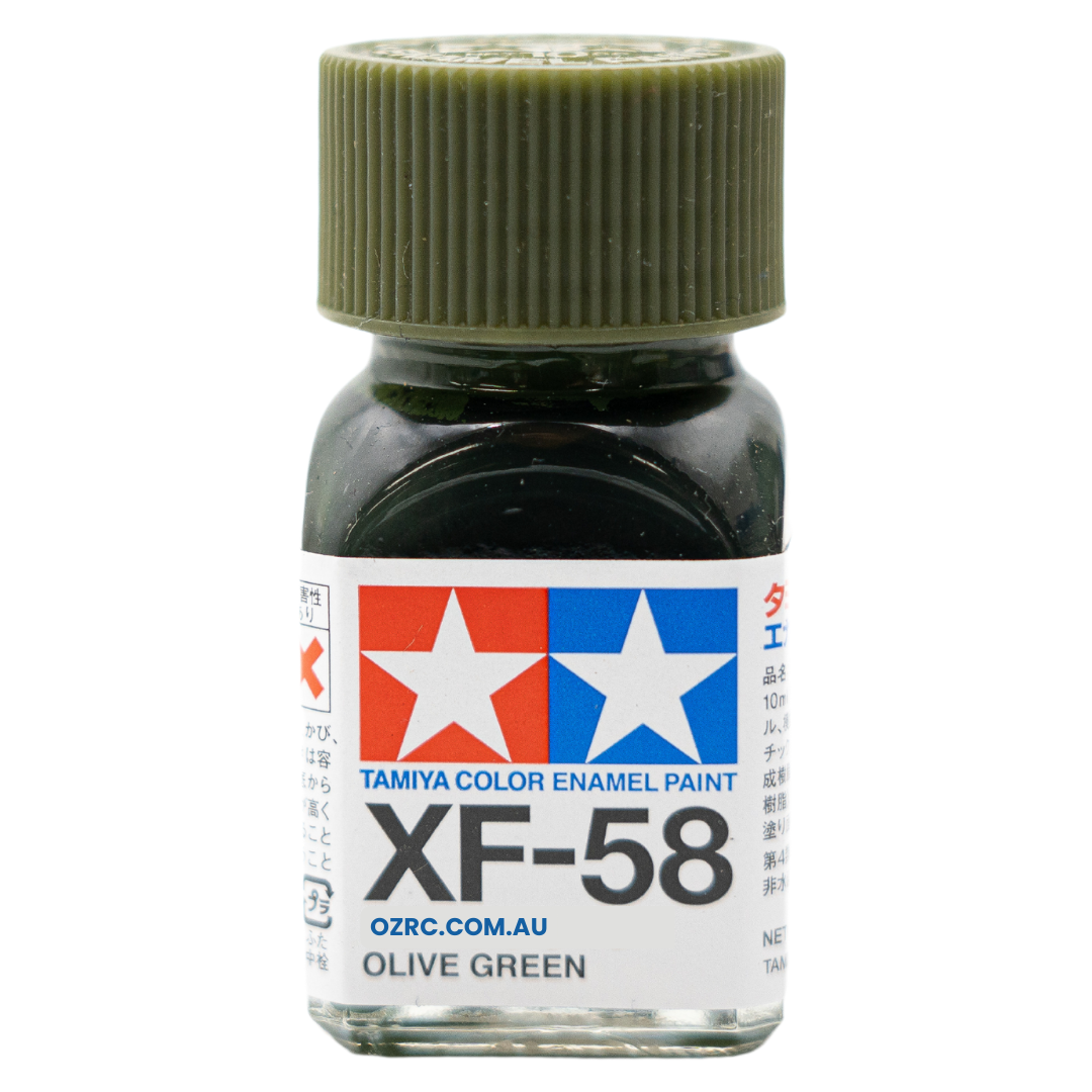 Tamiya Enamel Paint XF-58 Flat Olive Green 10ml 80358 – OZRC