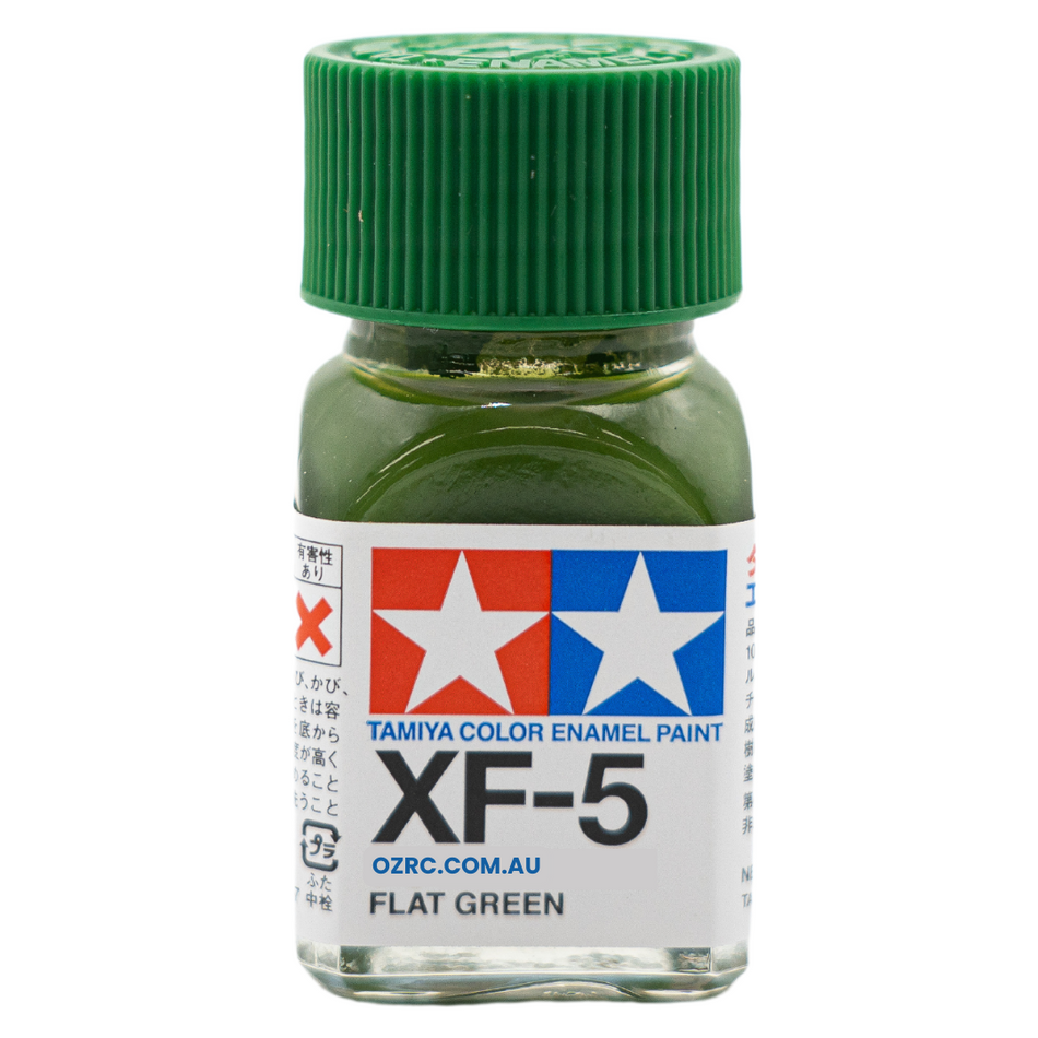 Tamiya Enamel Paint XF-5 Flat Green 10ml 80305