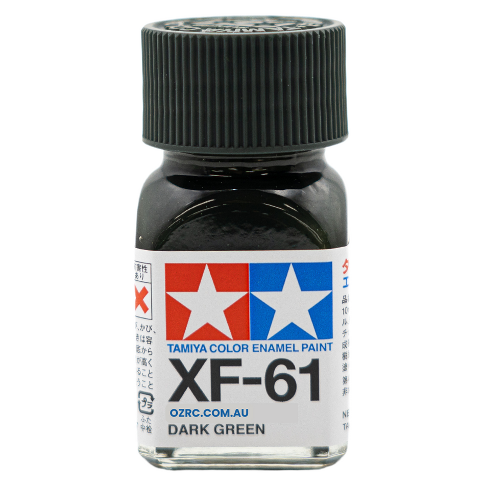 Tamiya Enamel Paint XF-61 Flat Dark Green 10ml 80361