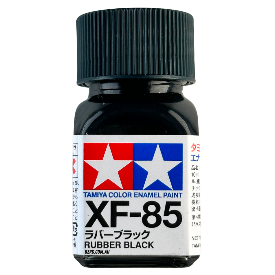 Tamiya Enamel Paint XF-85 Flat Rubber Black 10ml 80385