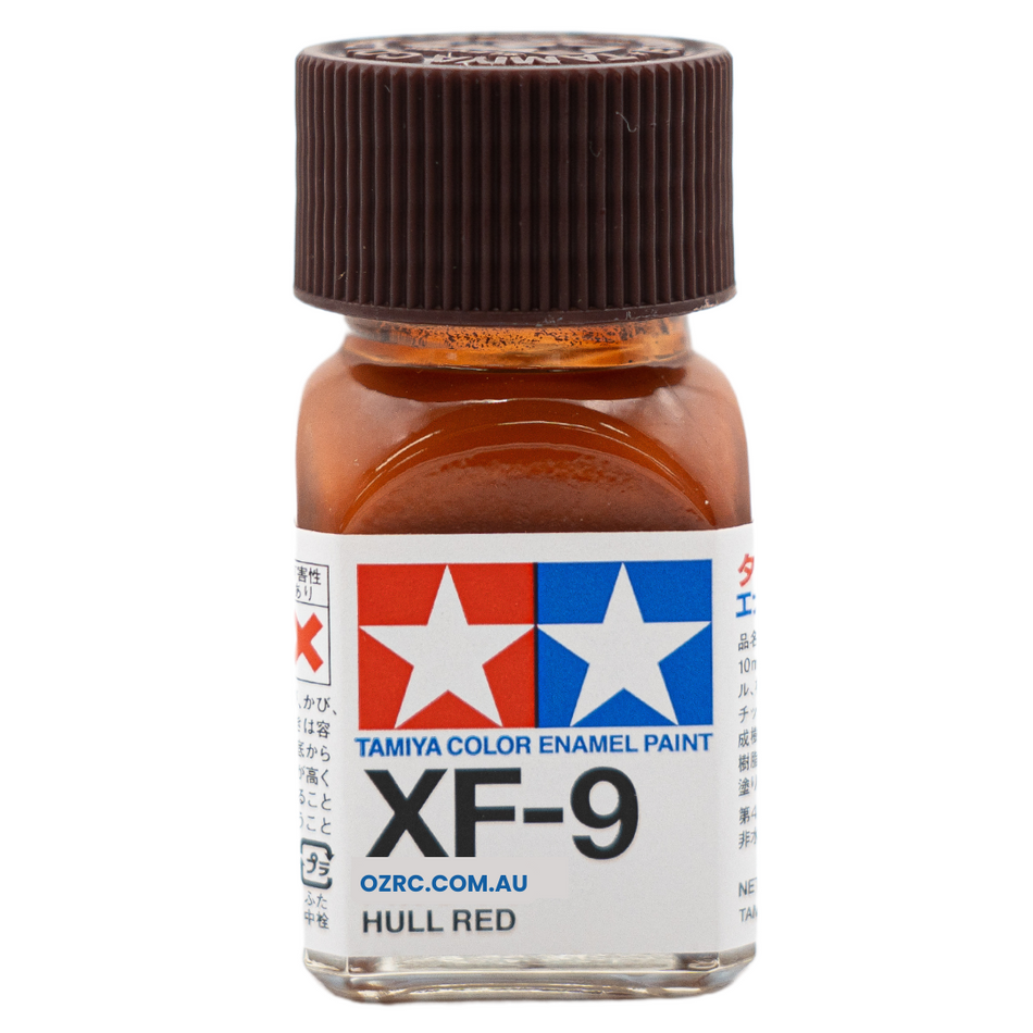 Tamiya Enamel Paint XF-9 Flat Hull Red 10ml 80309