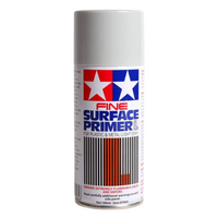 Tamiya Fine Surface Primer Light Grey 180ml Spray 87064