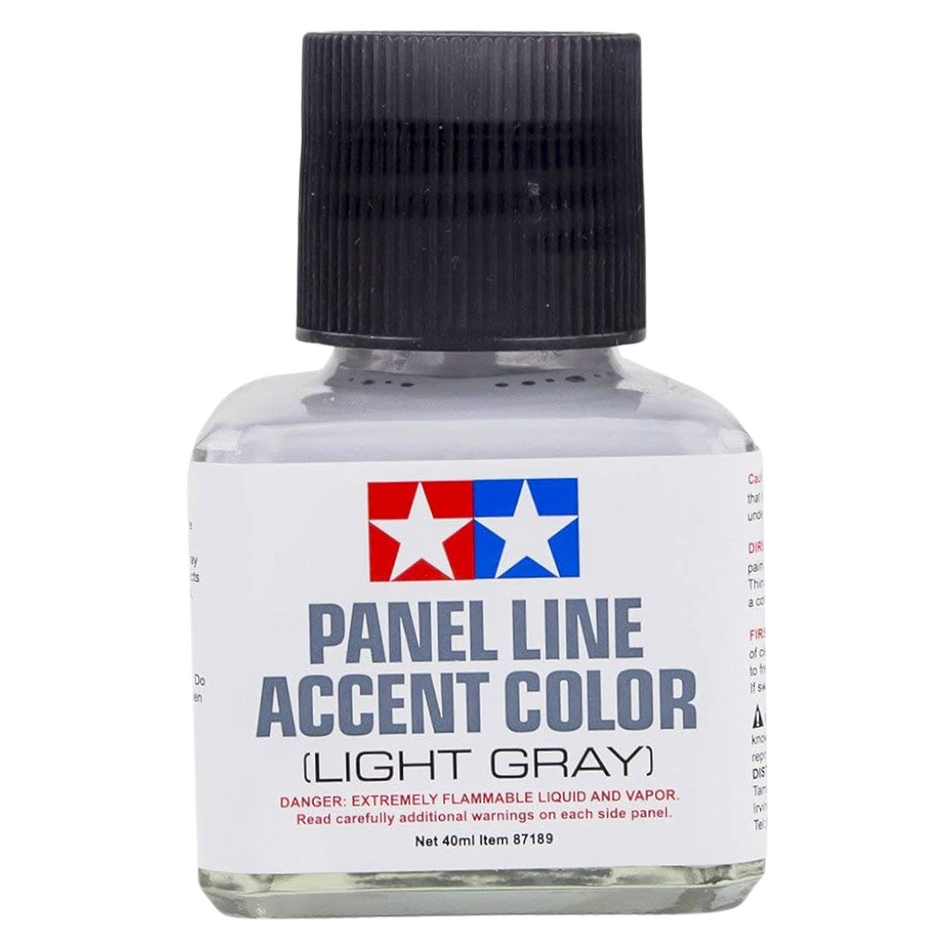 Tamiya Light Grey Panel Line Accent Colour Paint 40ml 87189